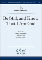 Be Still and Know That I Am God SATB choral sheet music cover